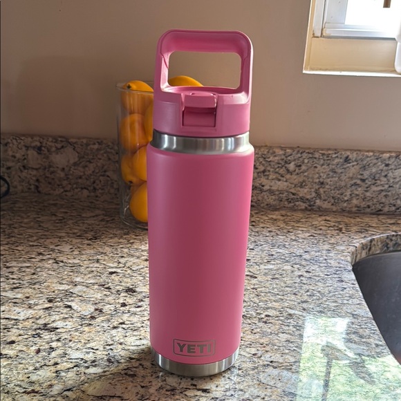 Yeti Other - RAMBLER® 26 OZ WATER BOTTLE WITH COLOR-MATCHED STRAW CAP  - Tropical Pink
